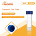 Sterile Plastic Graduated Test Tubes 5ml Sample Storage Container with Screw Cap Self-Standing Lab Transport Tube, Case of 50