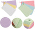4sets TEHAUX Pre-hole Punched Flash Cards Binder Loose-leaf for Studying Organizing Ideas and Daily Use Blank Cards