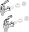 VitaLifePower 16mm Beverage Dispenser Replacement Spigot Silver Push Style faucet for Beverage Dispenser