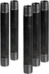 Everflow Supplies NPBL3810-5 Black Nipple Pipe, 1/8" x 10"