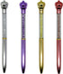 Maydahui 24PCS Crown Ballpoint Pen - Retractable Crystal Quicksand Pens, Black Ink for Girls Party School