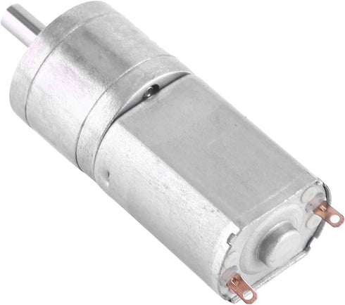 DC 12V Reversible High Reduction Electric Motor 15-200RPM, Outer Diameter 20MM