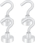 Neosmuk Magnetic Hooks - Heavy Duty Earth Magnets with Hook for Refrigerator, Extra Strong for Hanging