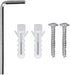 110265V, Hyuduo LED Wall Light Waterproof Decorative Aluminum Alloy Black Wall Sconce Lamp for Outdoor Exterior Wall