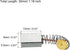 PATIKIL Carbon Brushes 0.51x0.31x2.81 Inch for Electric Motors Power Tool Angle Grinder Table Saw Spare Part Repair, 4 Pack