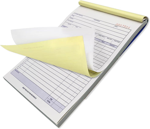 ZUFECY 2-Part (5.5"x8.5"), 50 Sets, Carbonless Receipt Book, Money and Rent Receipt Book, Professional Bound Edition