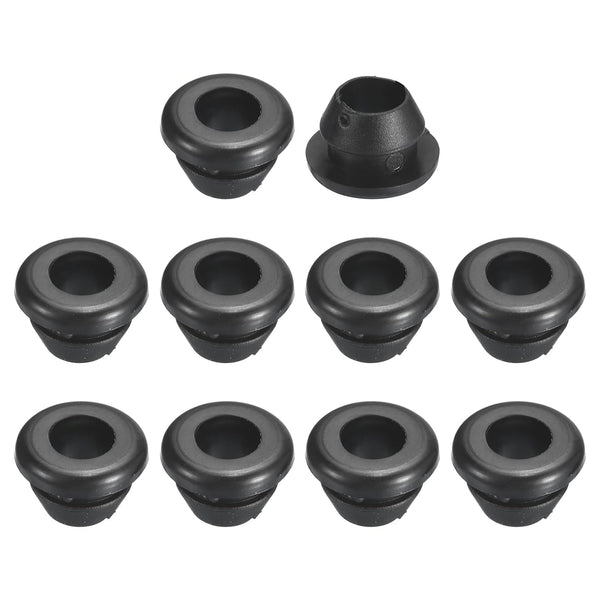 uxcell 70 Pcs Rubber Grommets, 5mm ID 7mm Drill Hole Double Sided