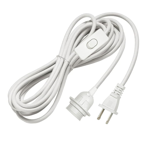 BigiWoon Plug in Pendant Light Cord Kit - UL 20Ft Lamp Cord with