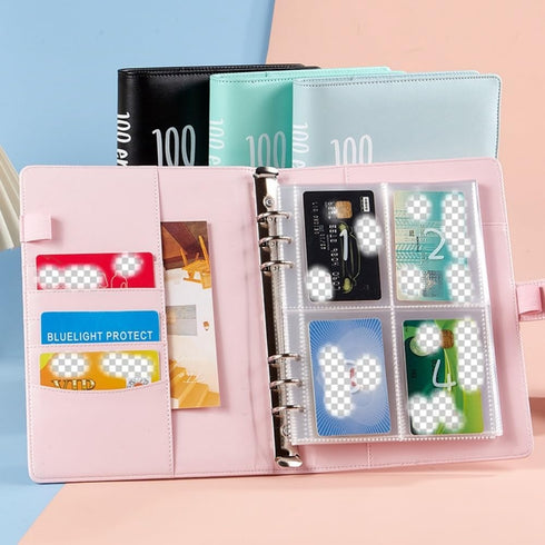 CHNLML 100 $5,050, Envelope Savings Binder, Easy and Fun Way to Save Pink