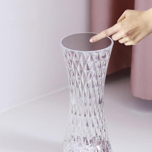 SOUQDWL 7 Dimmable 16 16 7 Crystal Bedside Lamp - Way Table Lamp With RGB Color,RGB Colors Brightness Color Changing
