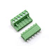 Oiyagai 10 Set 6-Pin 5.08mm Pitch Male Female PCB Screw Terminal Block