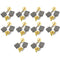 Carbon Brushes Replacement for Electric Motors 18mm x 17mm x 7mm - 20pcs