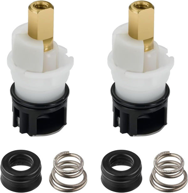 RP25513 Faucet Stem Replacement for Delta Two Handle Faucet Repair Kit, 2 Pack with RP24096 Cartridge, RP4993 Seat,