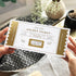CJ&M The Golden Ticket | Scratch & reveal surprise ticket, Golden ticket, Scratch Card, Surprise holiday, Gift reveal