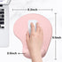 Hsurbtra Ergonomic Mouse Pad with Wrist Rest Support, Gel Mouse Pads with Non-Slip PU Base, Pain Relief Memory Foam