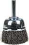 Forney 60004 Cup Brush, 1-1/2-Inch Coarse Crimped Wire with 1/4-Inch Shank