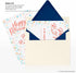 LUXPaper A2 Contour Flap Invitation Envelopes | 50 Qty | 4 3/8" x 5 3/4" | Navy Blue | 80lb. Text