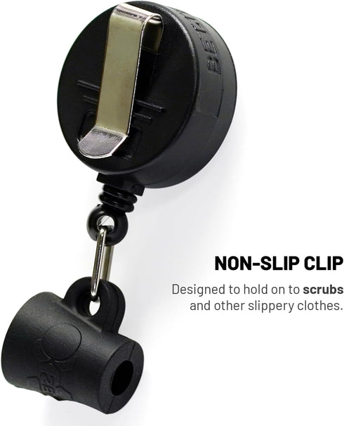 Retractable Pen Reel for Nurses, Teachers, Waitresses, Carpenters, Contractors & Pros (Abstract Design)