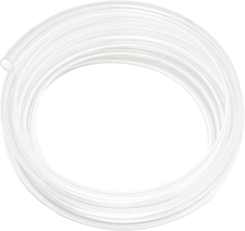 3/8’’ ID × 1/2’’ OD - 25 ft Clear Plastic Vinyl Tubing, Flexible PVC Hose for Water, Air, Oil Transfer