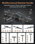 74 1 Set, Set Bomivoi in Magnetic Screwdriver Multi Bit Ratchet Screwdriver with Detachable Handle, Repair Tool Kit