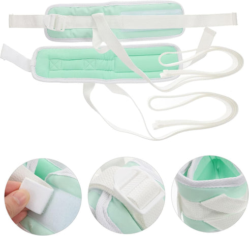 2pcs Medical Straps Comfortable Wrist Ankle Fixing Belts for Patient Safety Breathable Soft and Secure for Bedridden