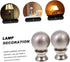 Holibanna 2Pcs Lamp Finial Decorative Knob for Table and Floor Lamps Easy Installation Compatible with Standard Lamp