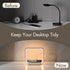SMARTERIOR 10W 3-Level 180 Besides Lamp with Wireless Charging, Table Lamp Touch Control with Fast Charger, Nightstand
