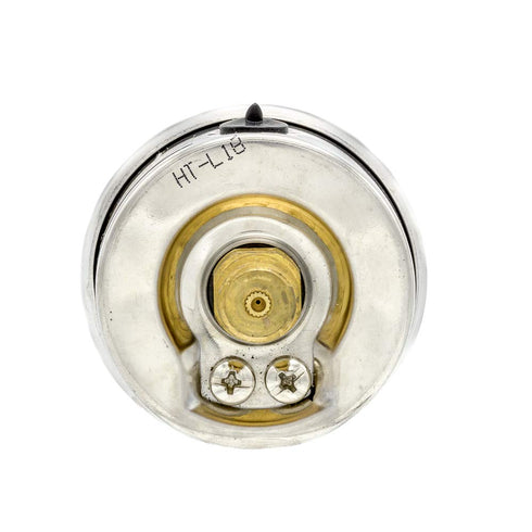 PIC Gauges 202L-204H Center Back Mount Glycerine Filled Pressure Gauge, 2" Dial, 0/300 psi Range