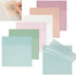 EOOUT Transparent Sticky Notes, 6 Pads 3x3 Inch, 300 Sheets Pastel Clear Self-Adhesive Waterproof Notes for School