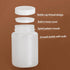 100ml/3.4oz Plastic Bottles Lab Chemical Reagent Bottle, Wide Mouth, Secure Sample Sealing, 10 Pcs