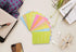 Yansanido 12 Pcs Pocket Notebook, 4.9 Inch x 3.5 Inch, 24 Sheets (48 Pages) 7mm College Ruled