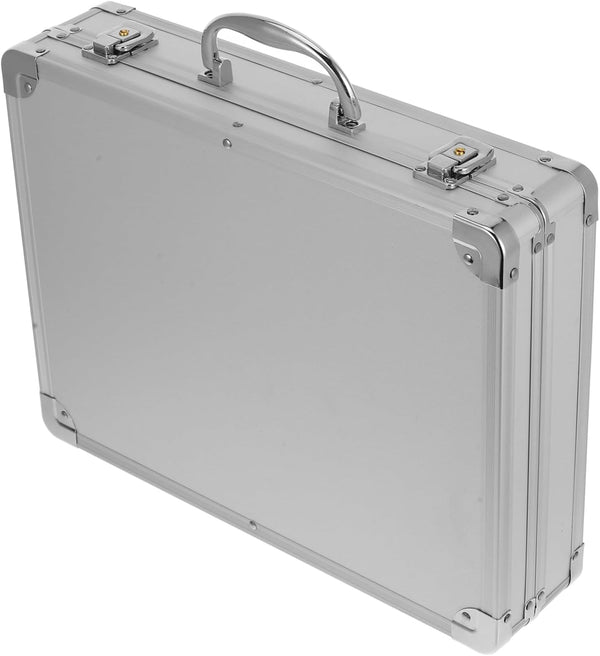 Uonlytech Portable Alloy Toolbox Organizer with Lock Shockproof Travel Case for Tools