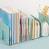 ARTIBETTER Decorative Multi-Function Book Organizer Bookend for Desk Office and Home Use Space-Saving Document and Book