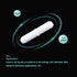 MECCANIXITY 2Pcs Magnetic Stirrer Mixer Stir Bar Rod, 50mm x 10mm with Ring Shape Coating Magnet