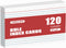 Index Cards 5x8 Inch - 120 Count, Ruled Index Flash Cards for