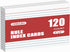 Index Cards 5x8 Inch - 120 Count, Ruled Index Flash Cards for