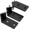 ISOKER Corner Shelf Bracket, 5 inch 3-Pack 1/5 Thick Carbon Steel Hidden Shelf