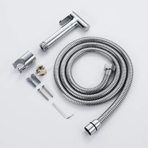 ZLOCYIVHE Set Bidet Sprayer with Single Cold Water Brass Portable Cloth Diaper Washer Shower Sprayer Wall Mounted