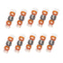 60Pcs AWG 8 Orange Solder Butt Connectors - Heat Shrink, Solder Seal Wire Connectors for Automotive Marine Boat Trailer