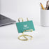 Business Card Holder for Desk - Cute Metal Card Organizers and Office Desk Accessories for Men and Women