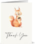 the lazy panda card company 20 Watercolor Animal Thank You Cards by The Lazy Panda