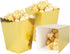 Gold Popcorn Boxes Mini Pack of 24, Paper Container for Birthday Party, Graduation, Wedding, Movie Night