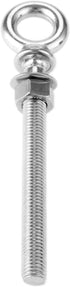 M12*120 Stainless Steel Lifting Eye Bolts with Washer Nut, Heavy Duty Eyebolts Screws for Indoor Outdoor Use