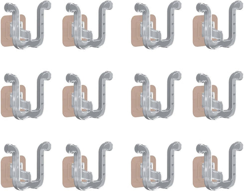 NUEAYMS 12pcs Closet Slippers Rack Shoe Holders Wall Organizer for Shoe Shelf Storage Hooks Shoe Shelf Rack Bathroom
