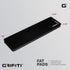 GRIFITI Fat Wrist Pad 24" x 4" x 0.75" Inch - Ergonomic Mousepad Support for Keyboards, Mouse, Trackball