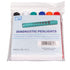 NOVAMEDIC 6 Pack Multi-Color Disposable LED Pen Light with Pupil Gauge, Medical Diagnostic Penlight for Doctors Nurses