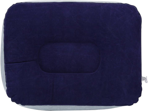 Inflatable Travel Footrest Pad Foot Rest Pillow Soft Flocking Pillow Flights Relax Cushion Ottomans Leg Up with Air