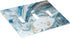 Blue Marble 3 Gang Light Switch Cover, Abstract Decorative Wall Plate for Home Office, 4.50 x 6.38 Inch