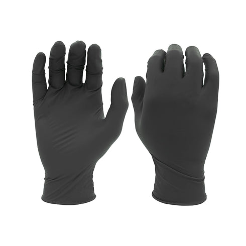 SHOWA 6112PF Biodegradable Nitrile Powder-Free Disposable Safety Glove, Food Safe, 4 mil Thick, Medium (100 Gloves)