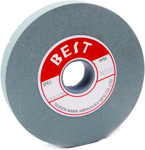 Utoolmart 6 Inch Green Silicon Carbide Grinding Wheel, 120 Grit for Surface Grinding, 1 Piece